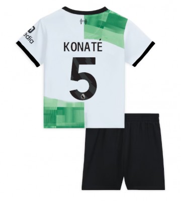 Maillot de foot Liverpool Ibrahima Konate #5 Extérieur enfant 2023-24 Manches Courte (+ pantalon court)